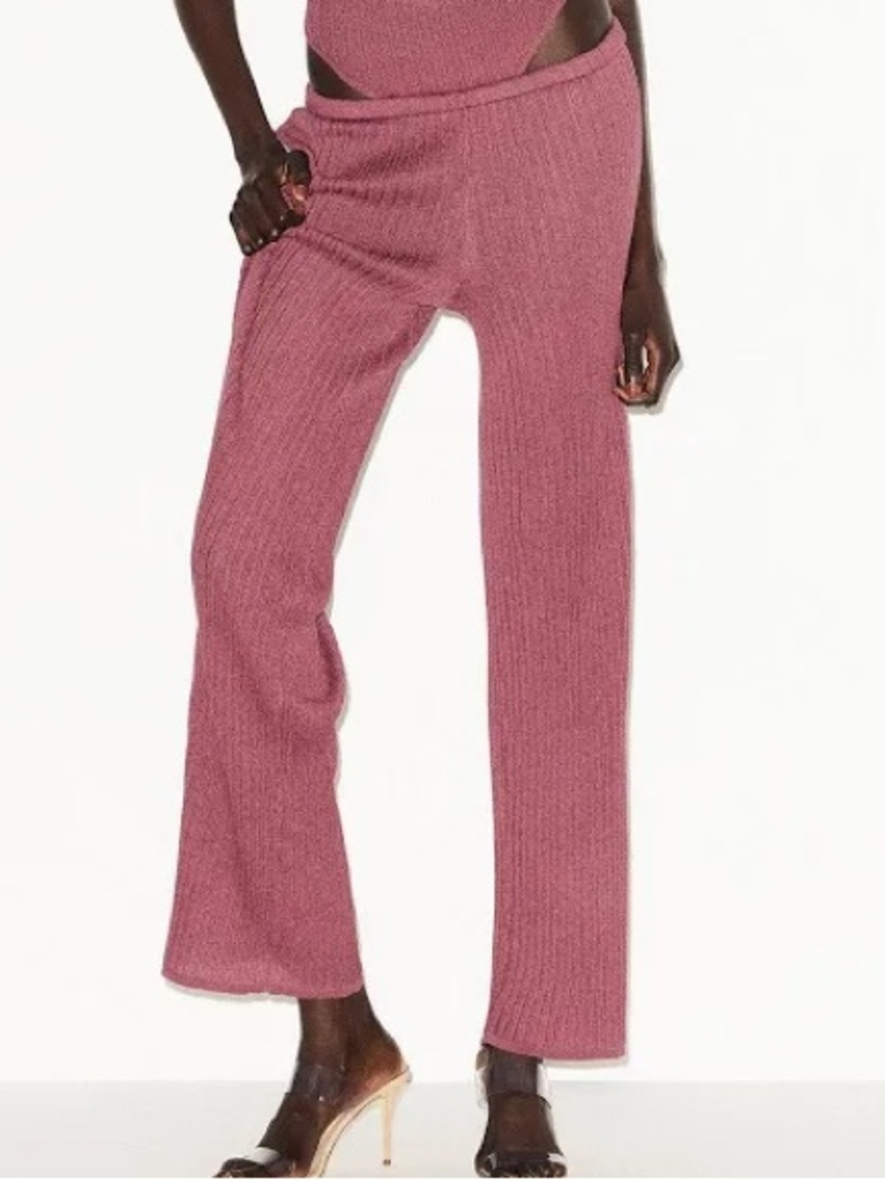 Skims sheer knit pants